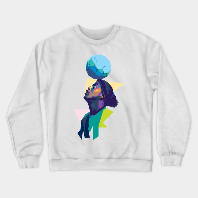 Ronaldinho in WPAP V2 Crewneck Sweatshirt by can.beastar